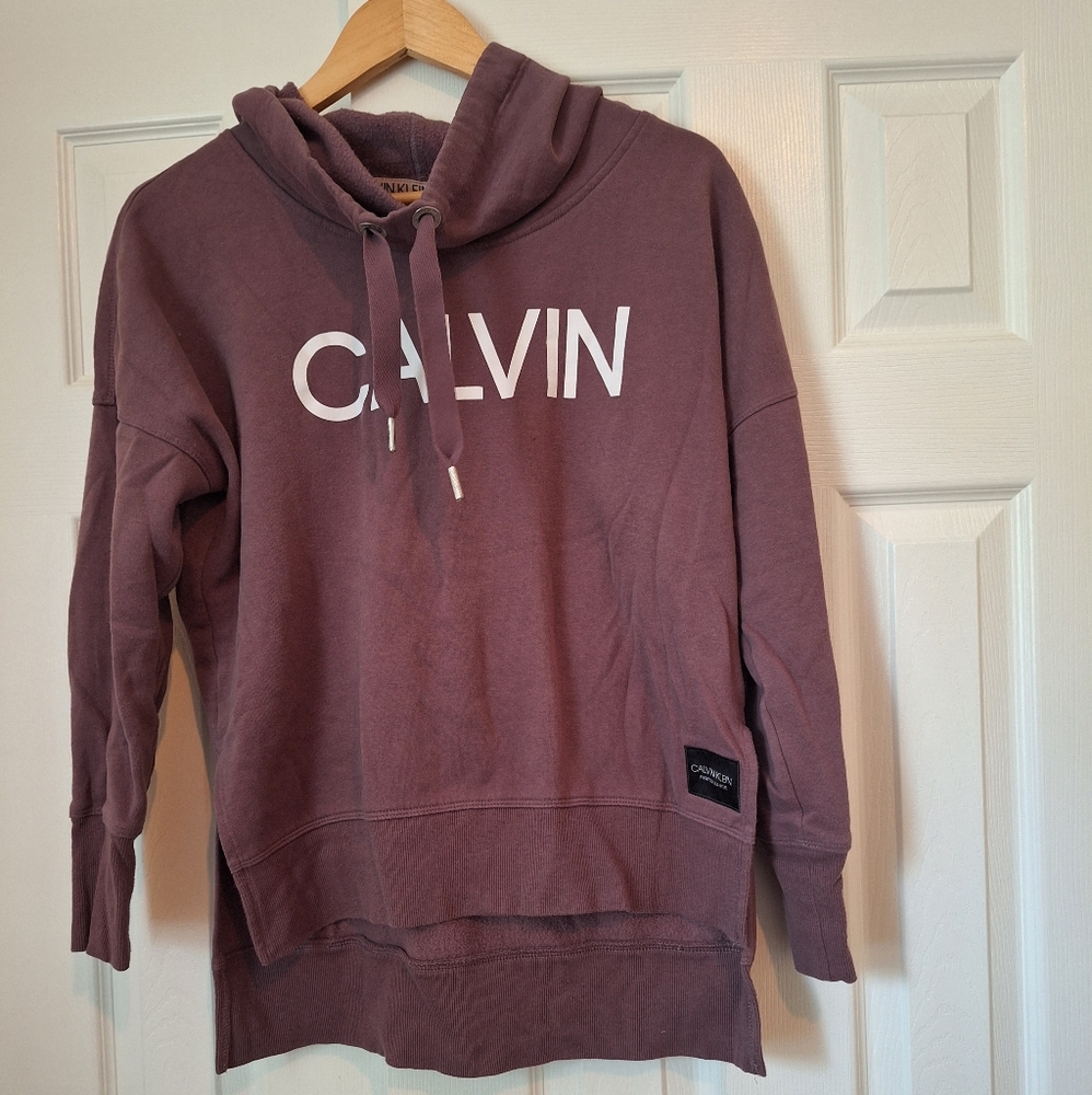 Calvin Klein Purple Hoodless Hoodie